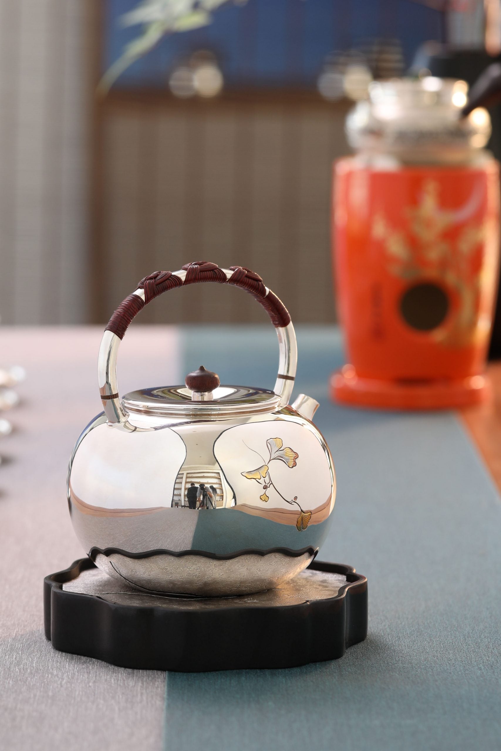 Ginkgo teapot 