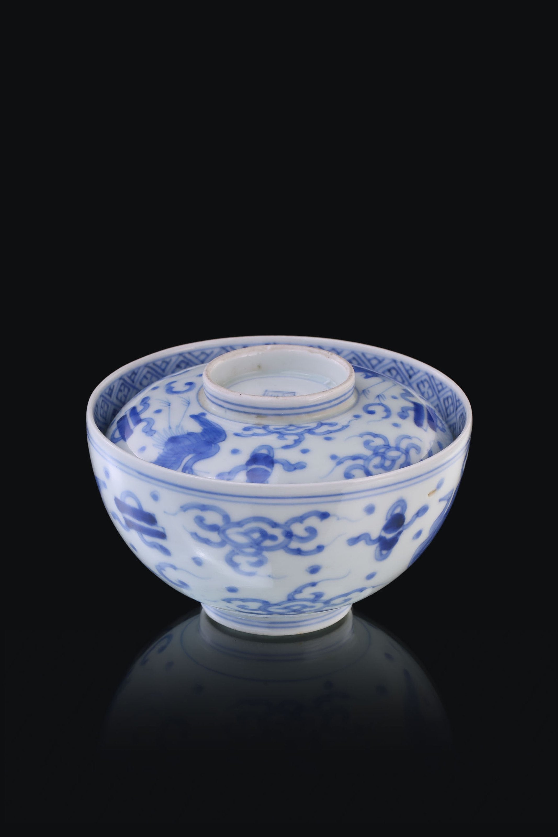 Japanese Imari Hizuru Gaiwan (lid)