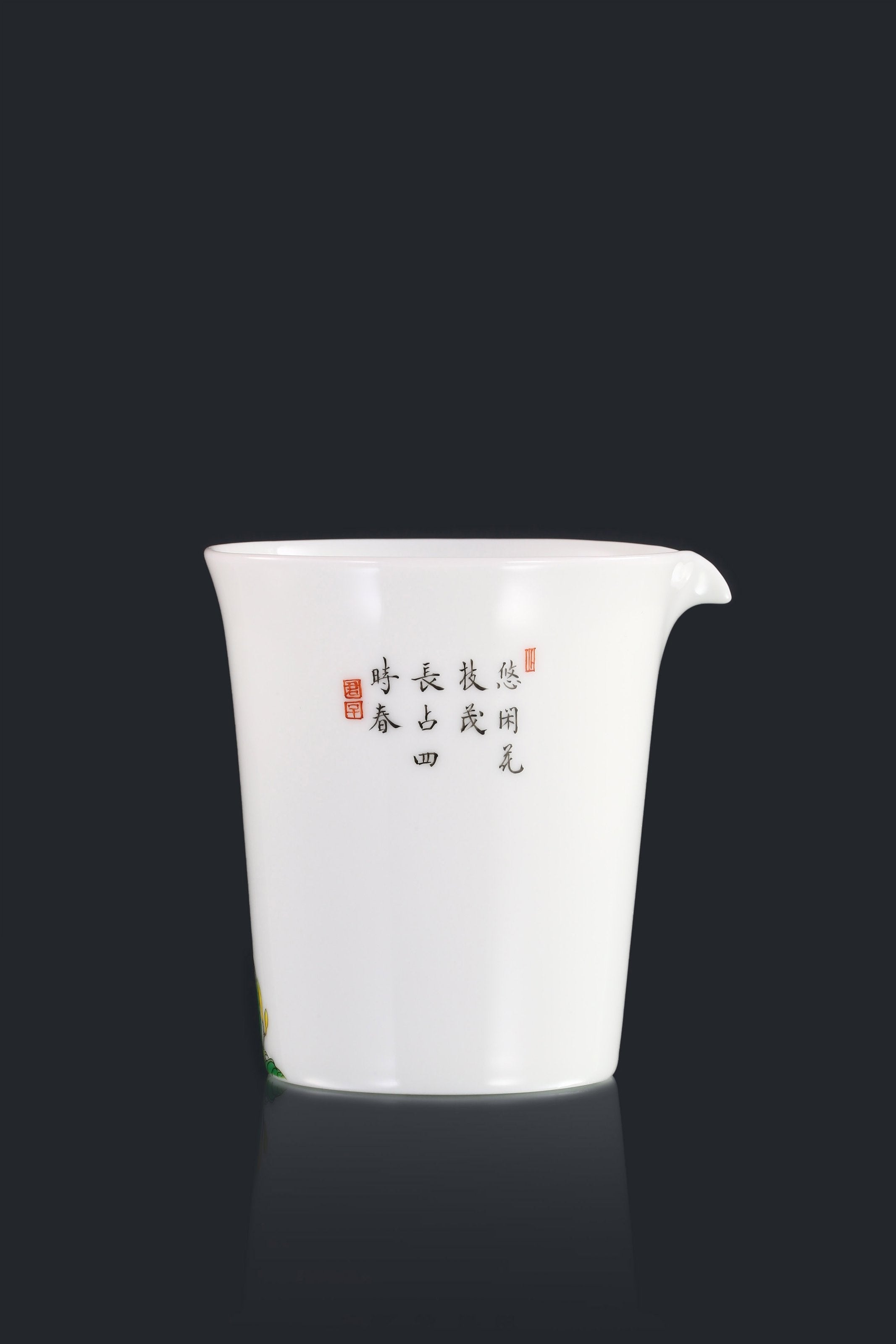 Jade hairpin flower cup