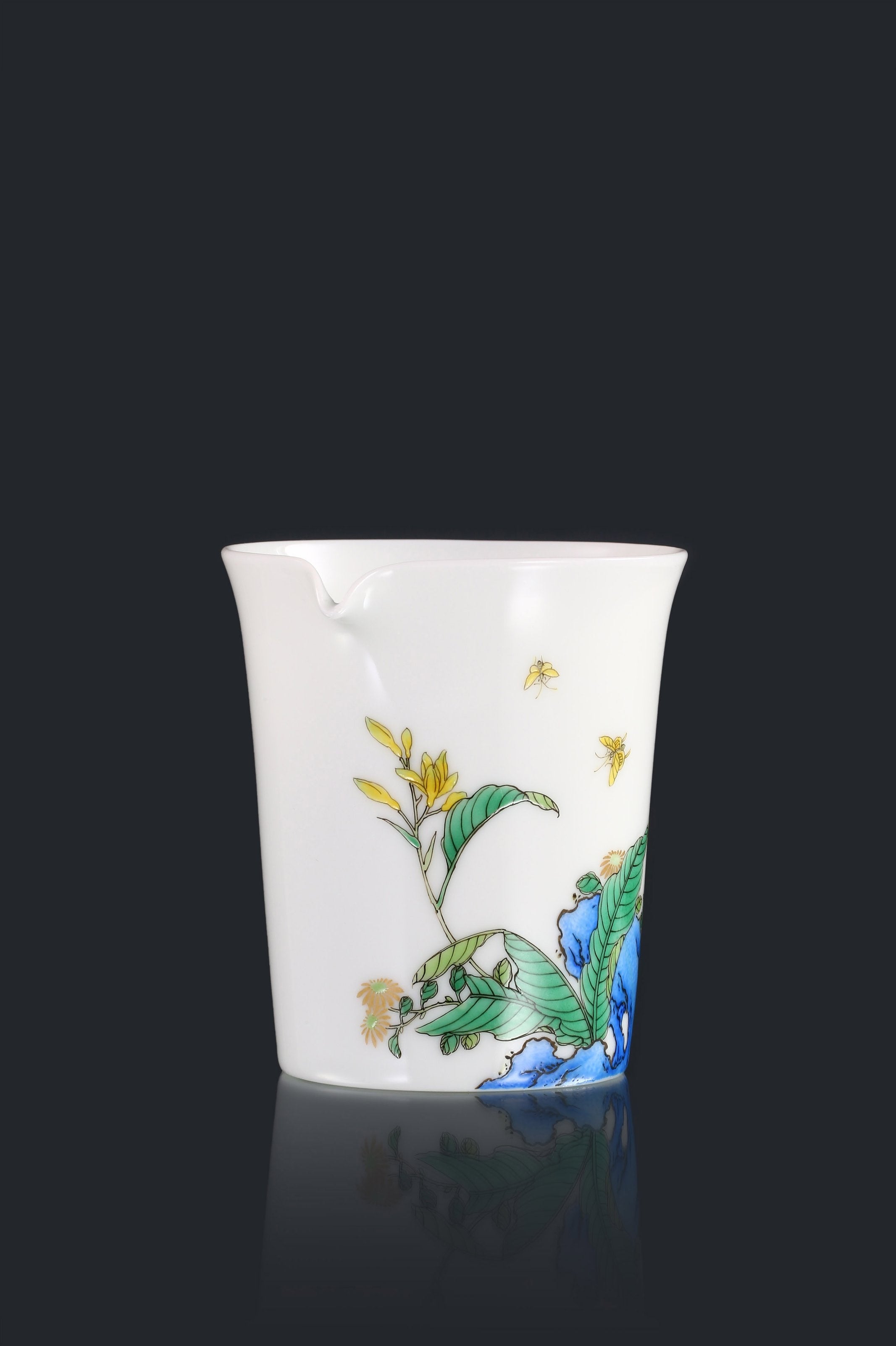 Jade hairpin flower cup