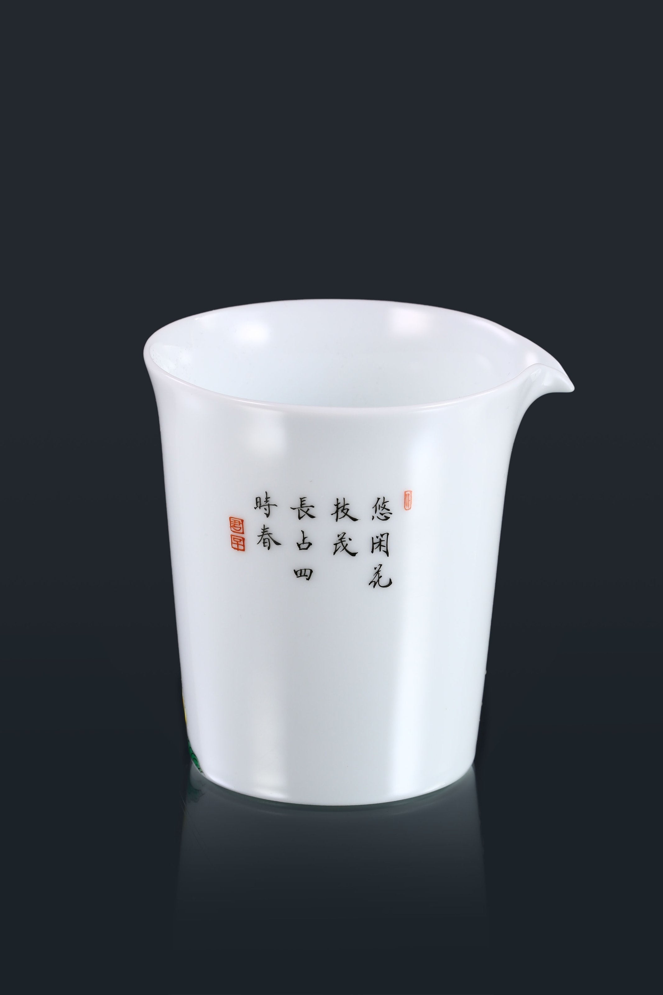 Jade hairpin flower cup