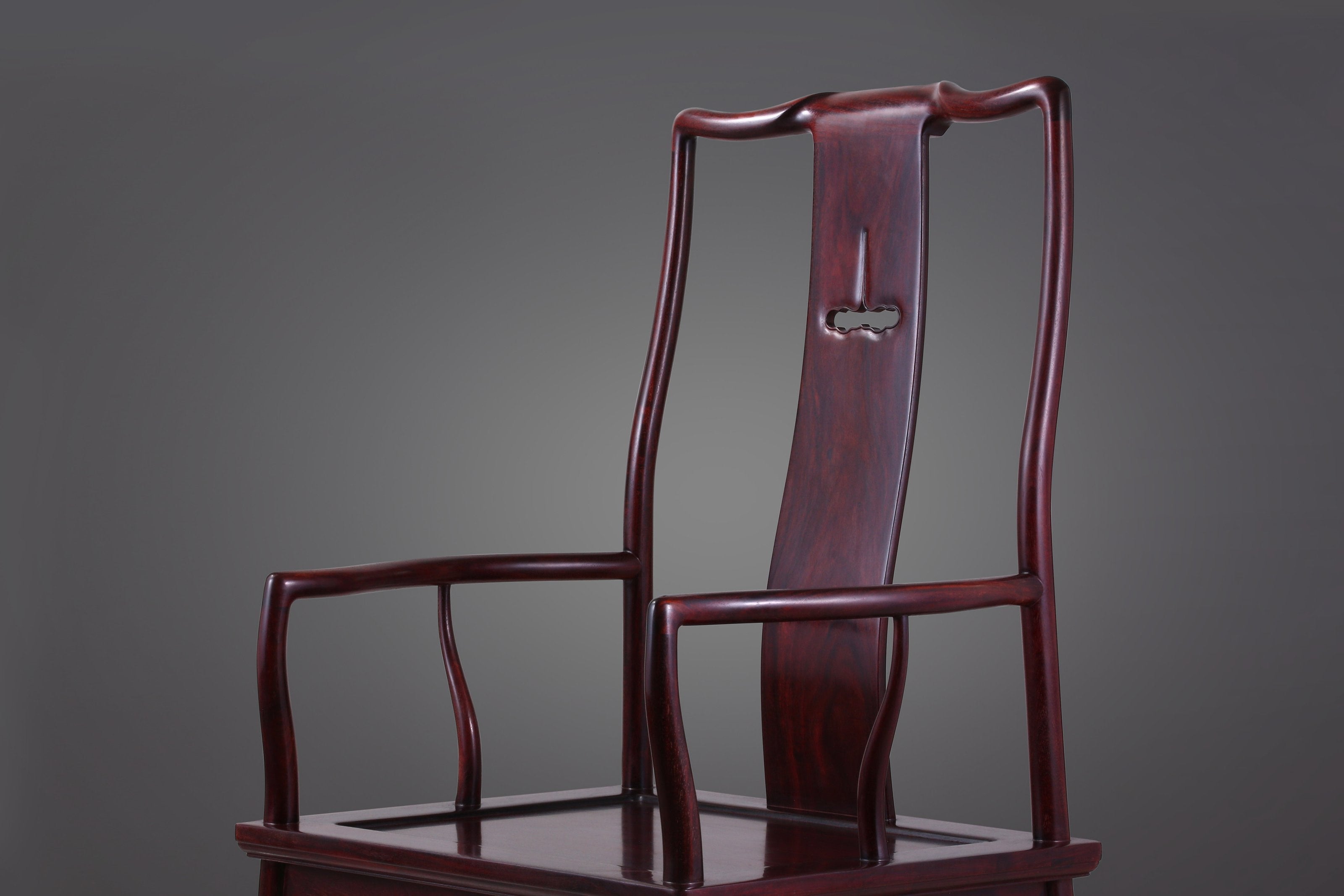 Zambian Bloodwood Southern Official's Hat Chair