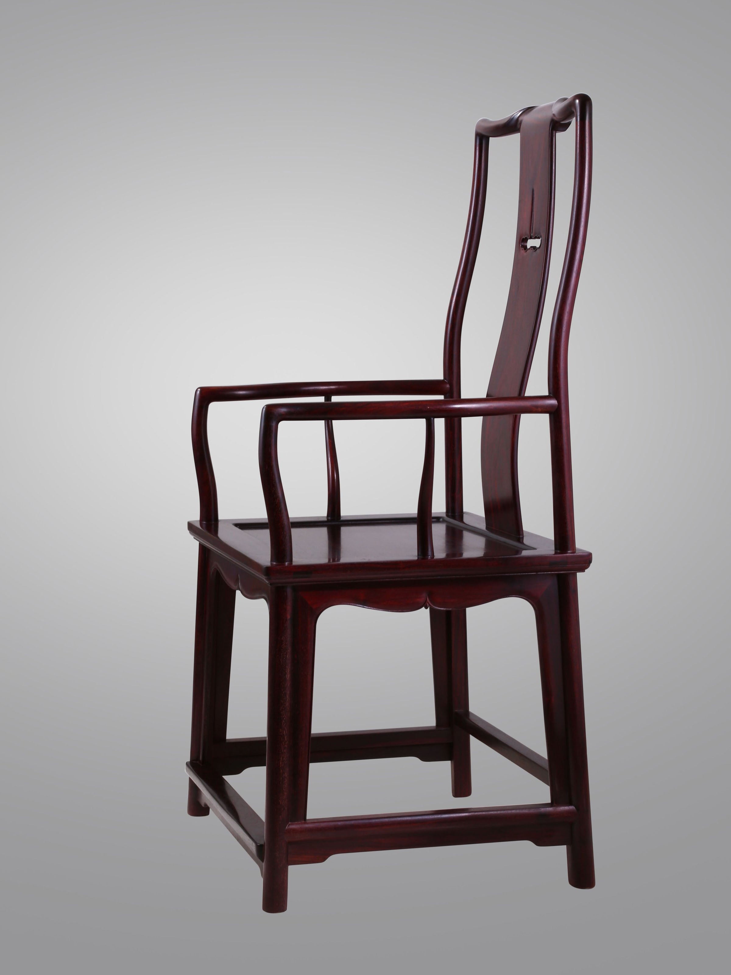 Zambian Bloodwood Southern Official's Hat Chair