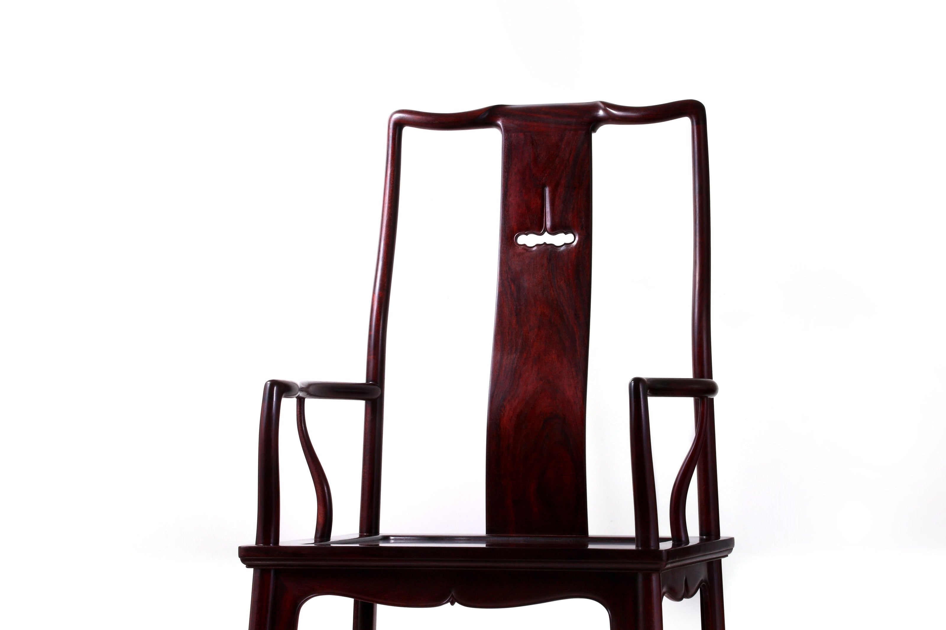 Zambian Bloodwood Southern Official's Hat Chair