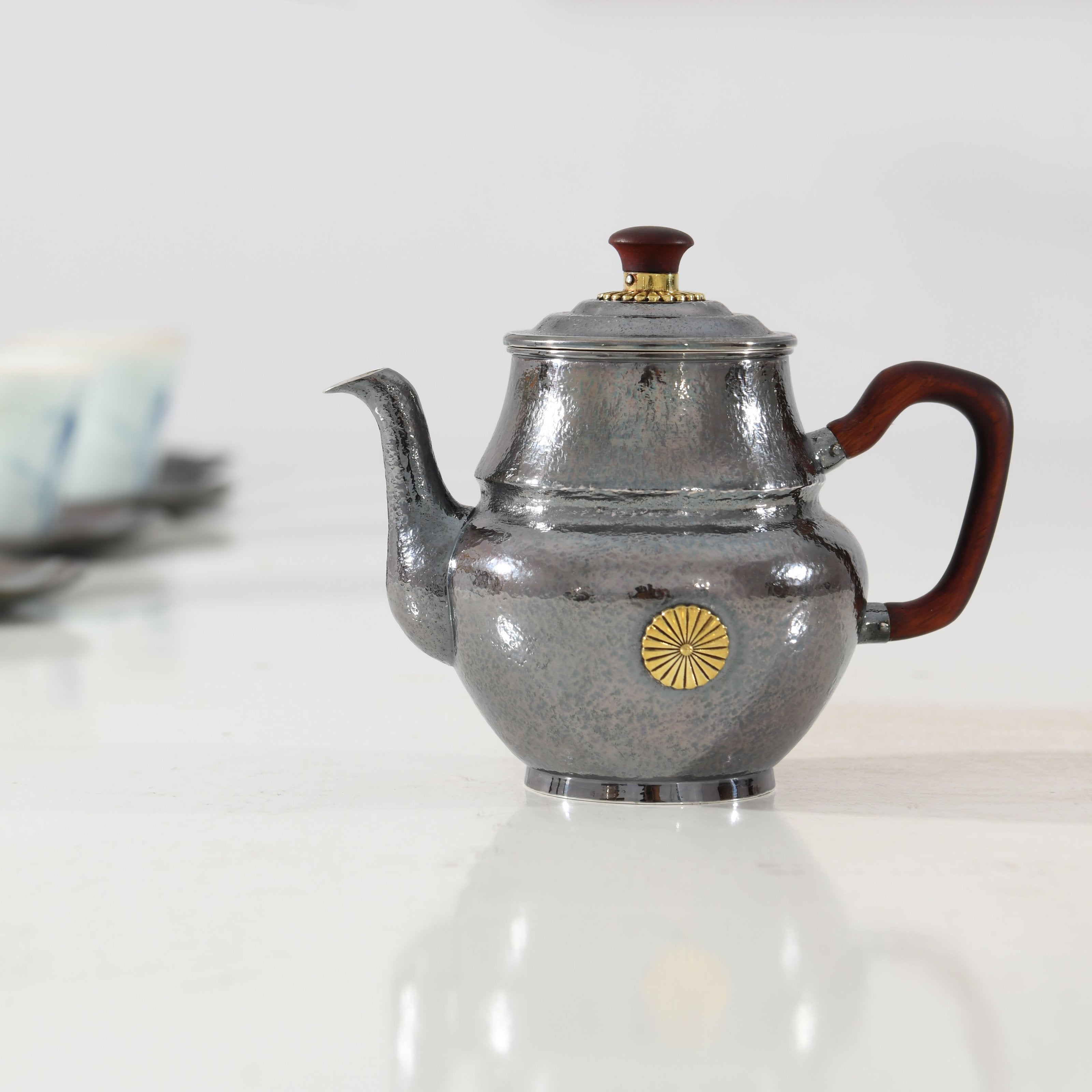 Tibetan Sterling Silver Teapot