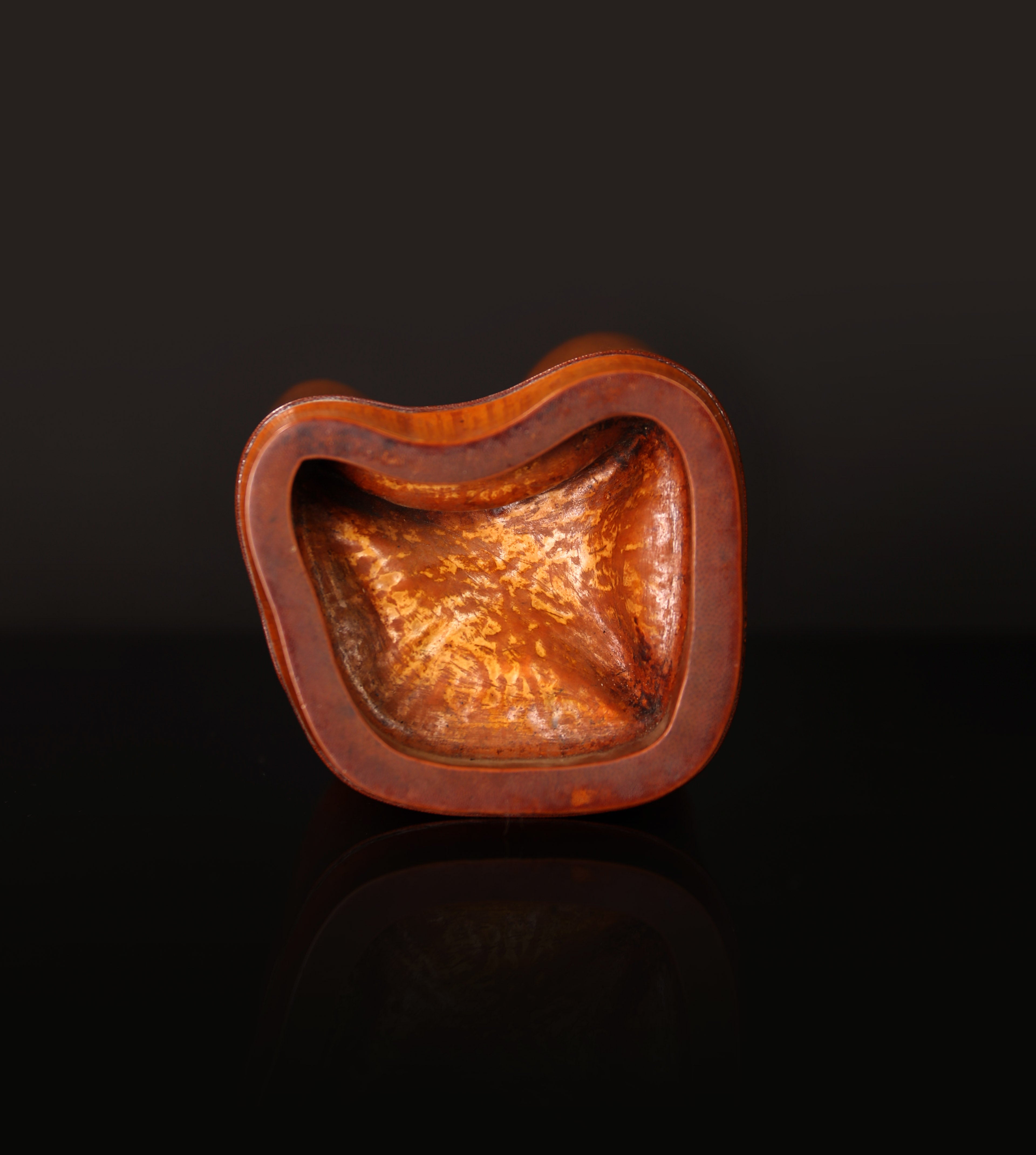 Bamboo square pen holder