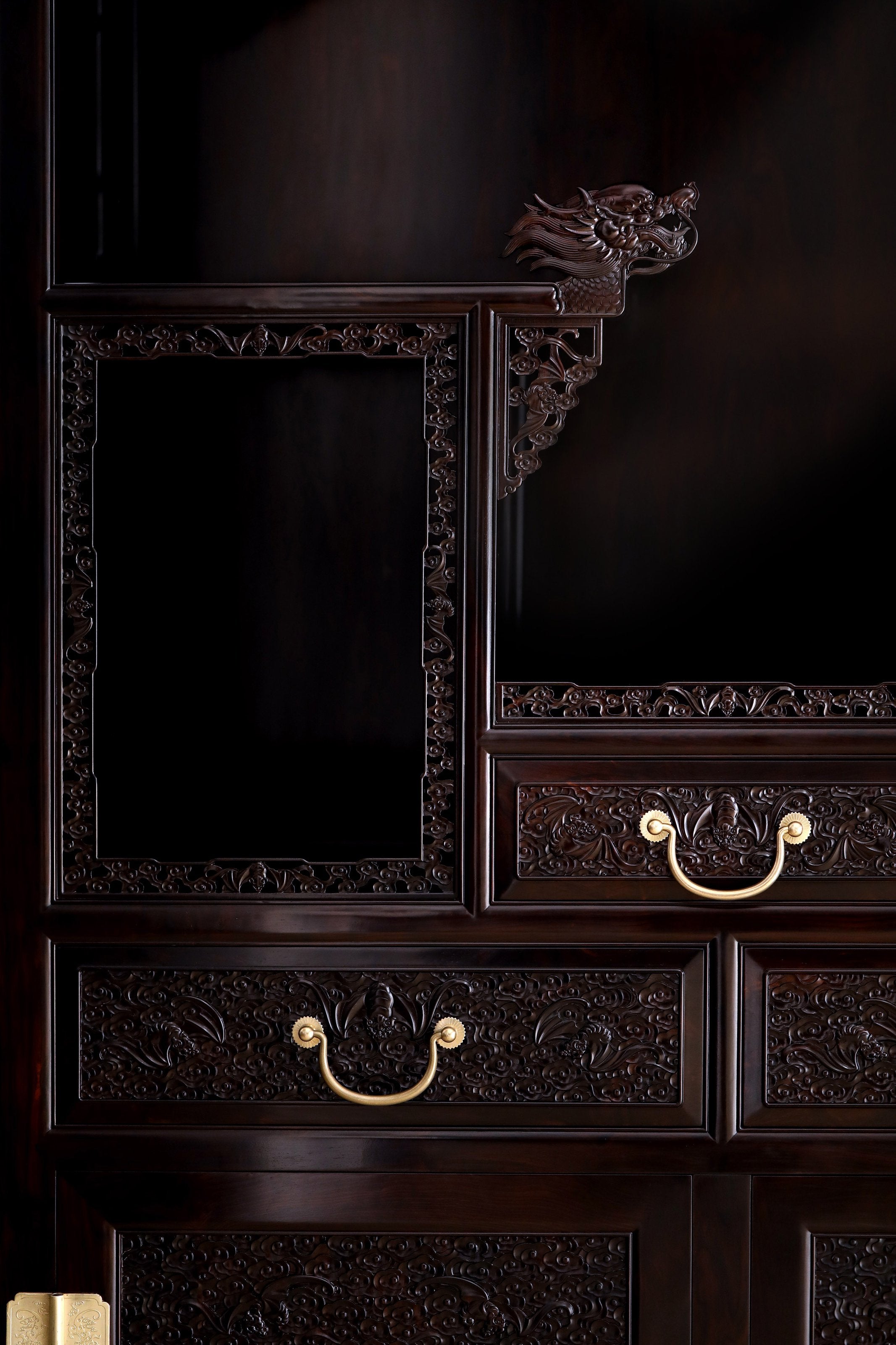 Purple sandalwood cabinet shelves in pairs