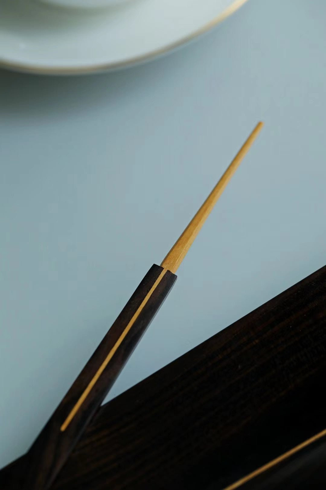 Indian rosewood tea set (three pieces)