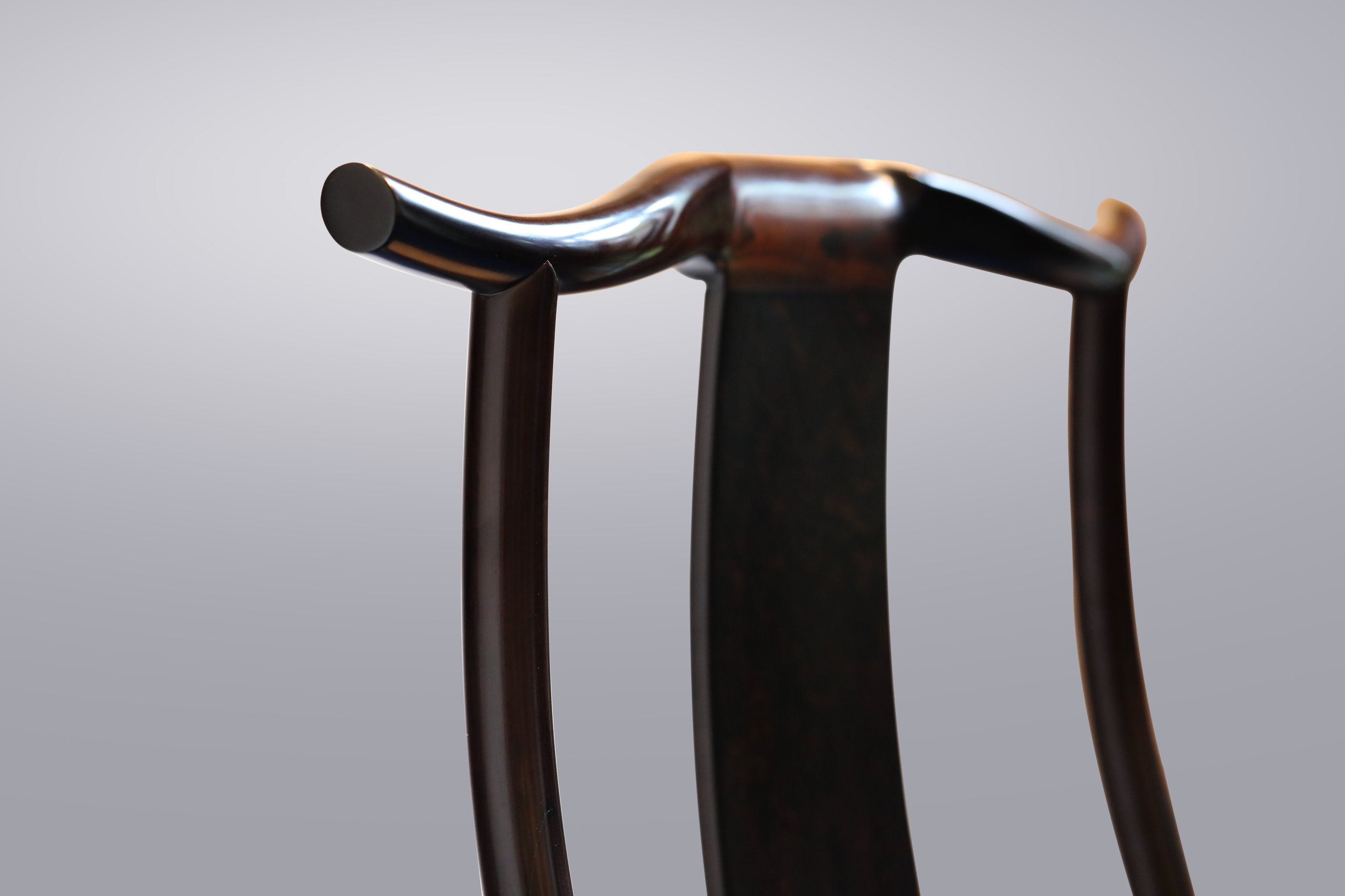 Purple sandalwood four-cornered official's hat chair