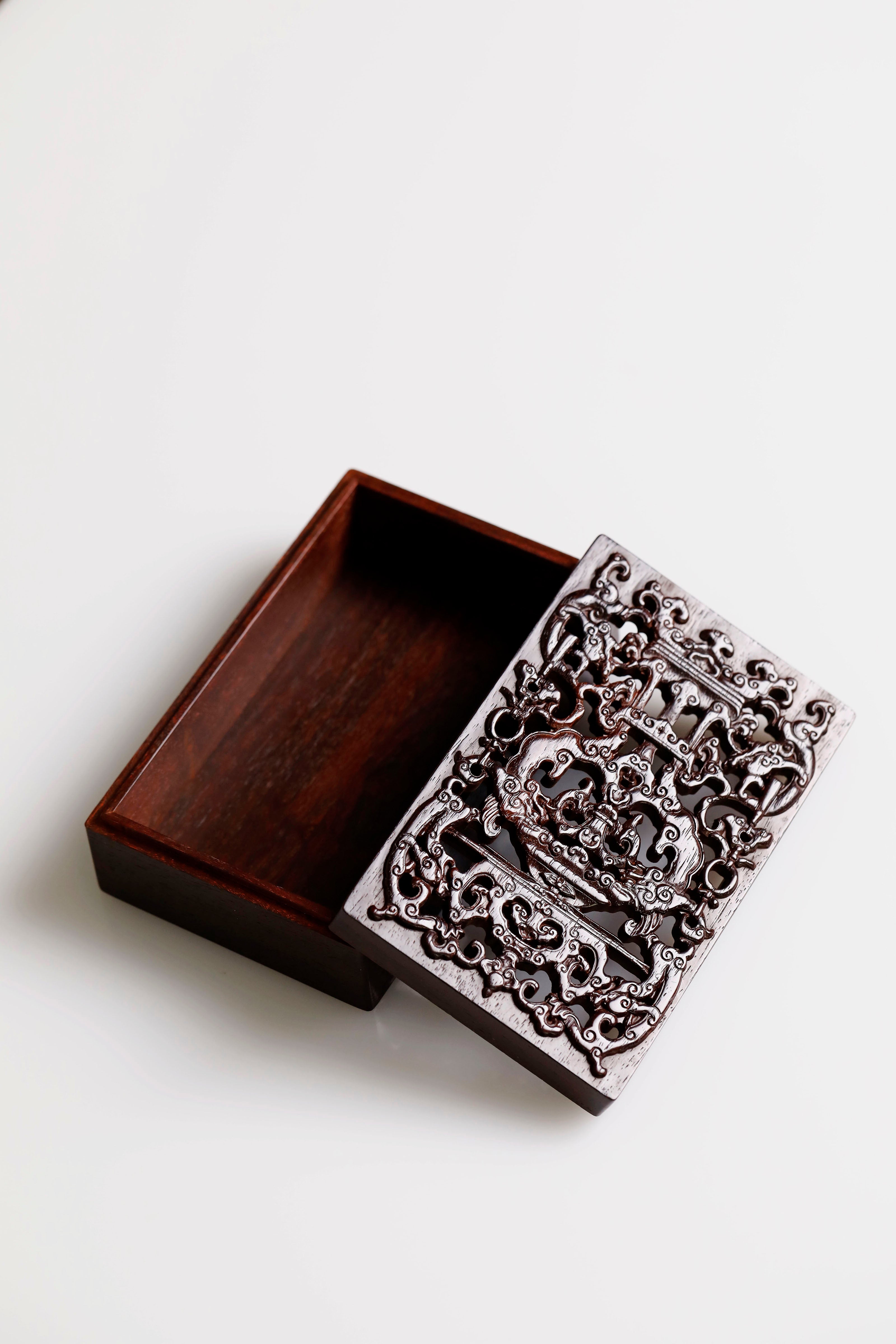 Scholar's Objects: Sandalwood Incense Box