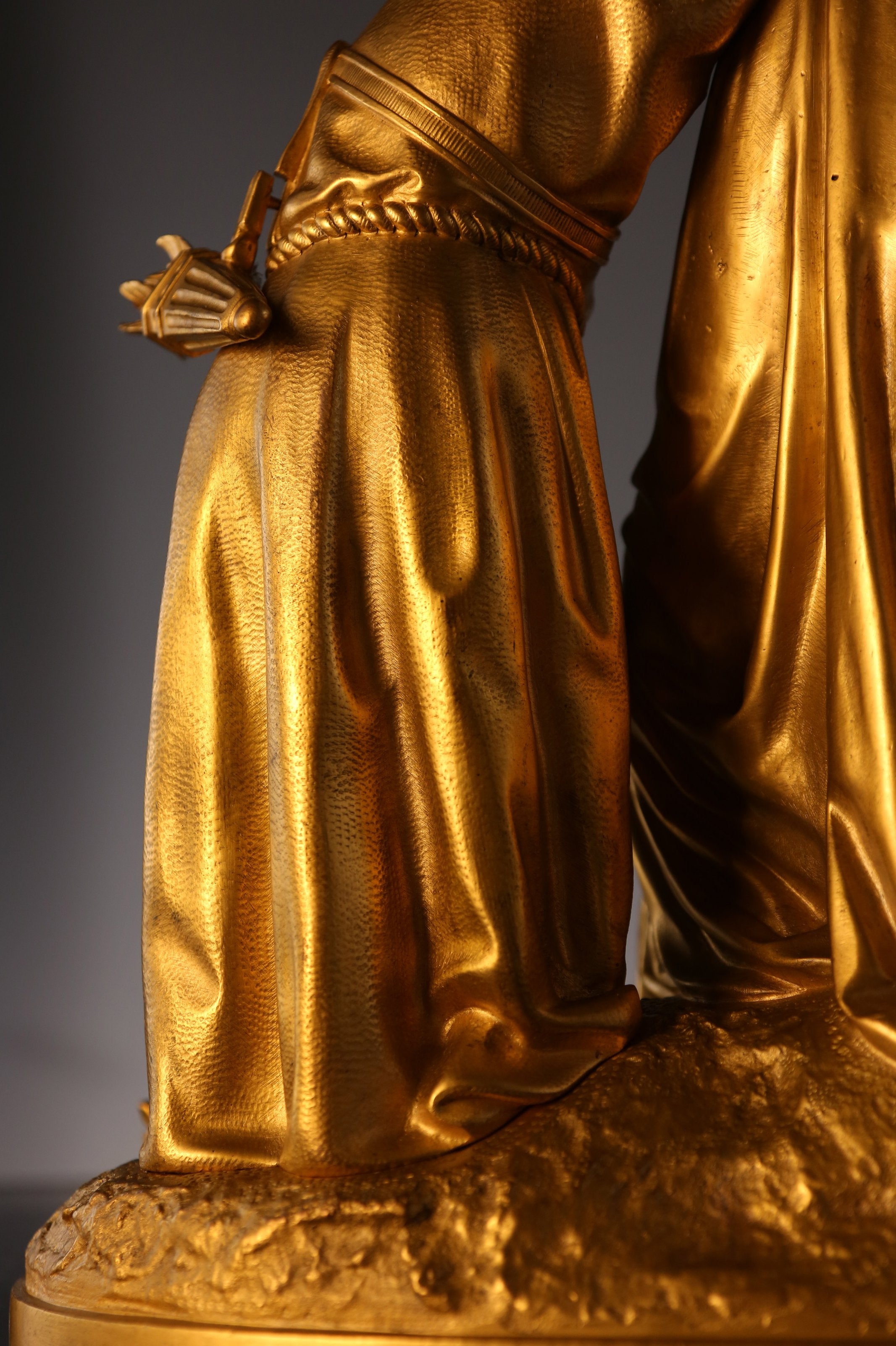 "Prayer" Gilded Bronze Sculpture