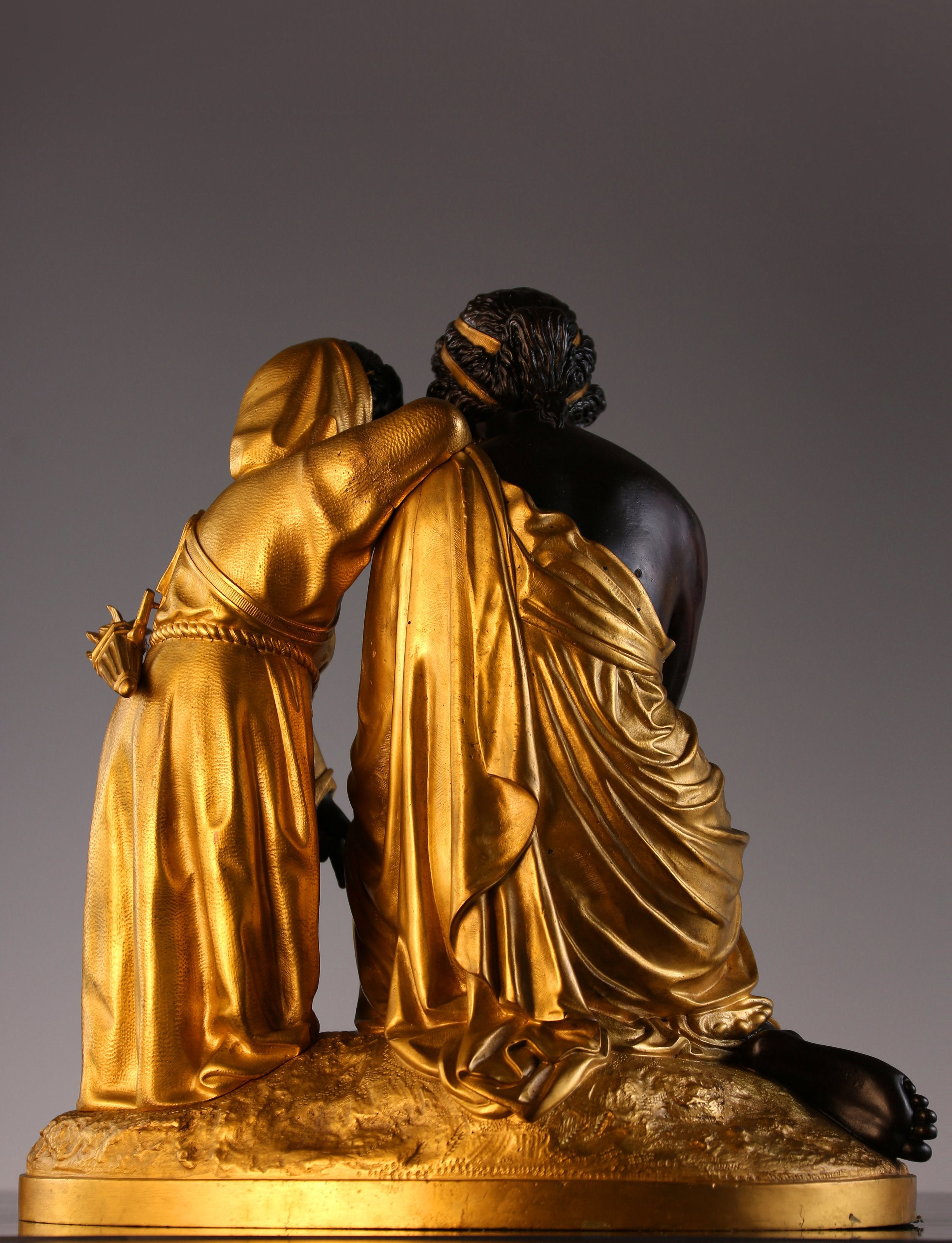 "Prayer" Gilded Bronze Sculpture