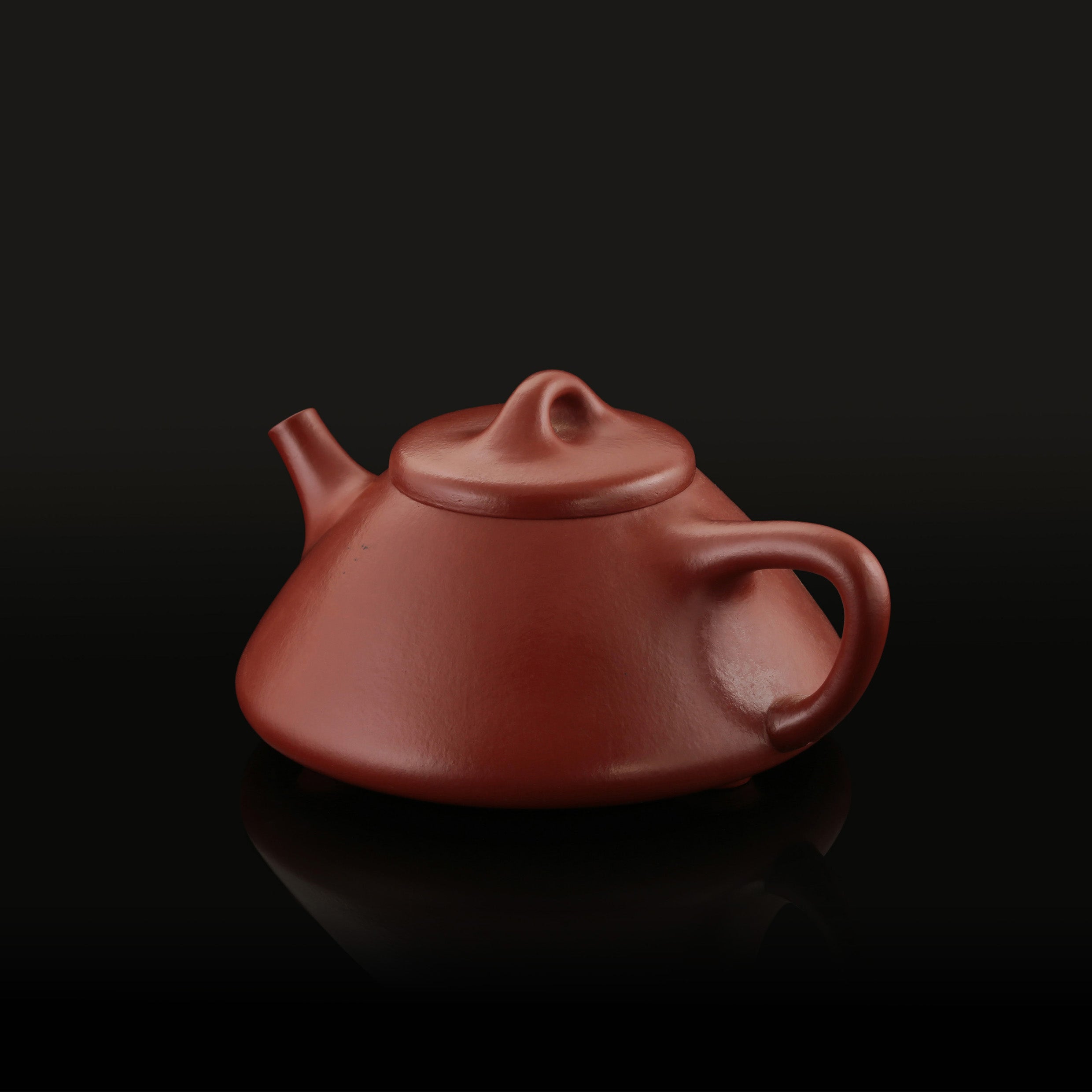 Ziye Stone Ladle Teapot - Zhu Ni (Red Clay)